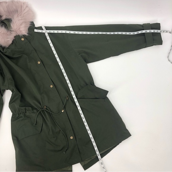 Silence + Noise Green Parka Coat - Picture 15 of 16